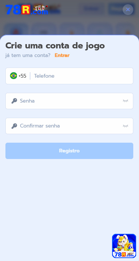 Bônus de cadastro no 78r.com cassino